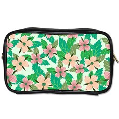 Floral Pattern Toiletries Bag (one Side) by ExtraGoodSauce