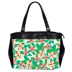 Floral Pattern Oversize Office Handbag (2 Sides) by ExtraGoodSauce