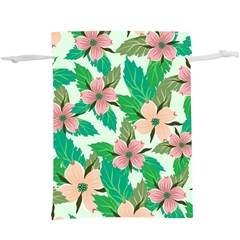 Floral Pattern  Lightweight Drawstring Pouch (xl)