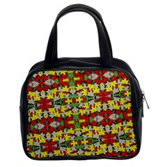 Leaves Pattern Classic Handbag (two Sides) by ExtraGoodSauce