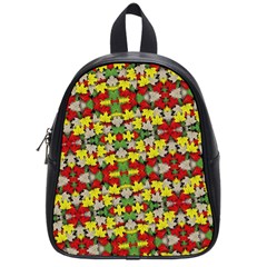 Leaves Pattern School Bag (small)