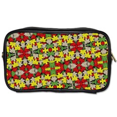 Leaves Pattern Toiletries Bag (one Side) by ExtraGoodSauce