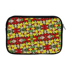 Leaves Pattern Apple Macbook Pro 17  Zipper Case