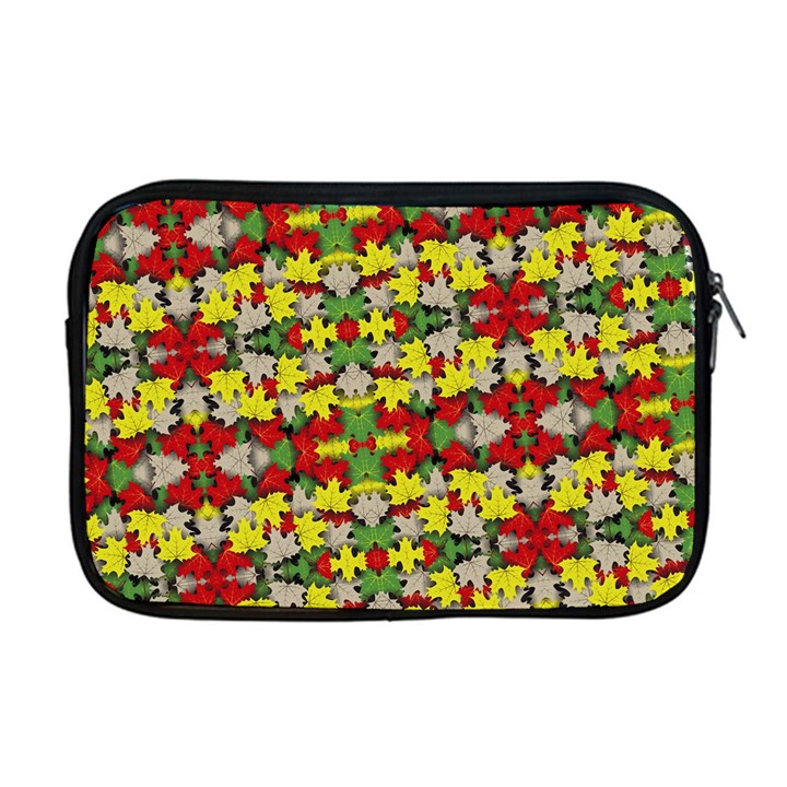 Leaves Pattern Apple MacBook Pro 17  Zipper Case