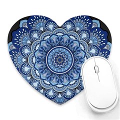 Mandela Flower Heart Mousepads by ExtraGoodSauce