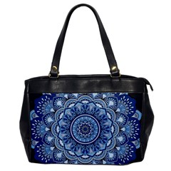 Mandela Flower Oversize Office Handbag by ExtraGoodSauce