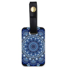 Mandela Flower Luggage Tag (one Side) by ExtraAwesomeSauce