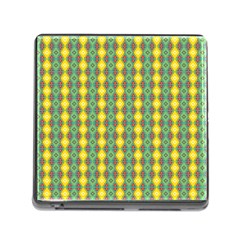 Native American Pattern Memory Card Reader (square 5 Slot) by ExtraGoodSauce