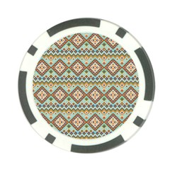 Native American Pattern Poker Chip Card Guard by ExtraGoodSauce