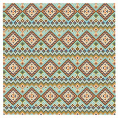 Native American Pattern Wooden Puzzle Square by ExtraGoodSauce