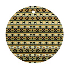 Native American Pattern Ornament (Round)