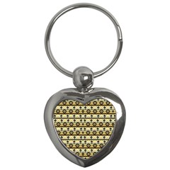 Native American Pattern Key Chain (Heart)