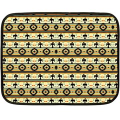 Native American Pattern Double Sided Fleece Blanket (Mini) 