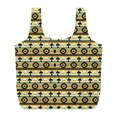 Native American Pattern Full Print Recycle Bag (L)