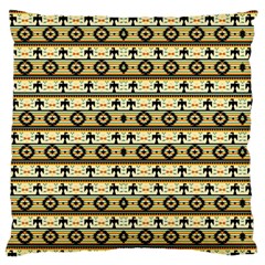 Native American Pattern Large Flano Cushion Case (One Side)