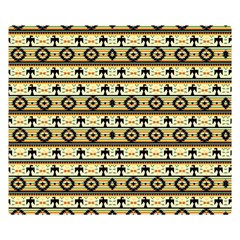 Native American Pattern Double Sided Flano Blanket (Small) 