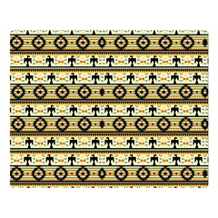 Native American Pattern Double Sided Flano Blanket (Large) 