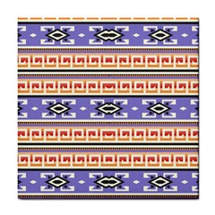 Native American Pattern Tile Coaster by ExtraGoodSauce