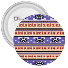 Native American Pattern 3  Buttons by ExtraGoodSauce