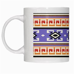 Native American Pattern White Mugs by ExtraGoodSauce