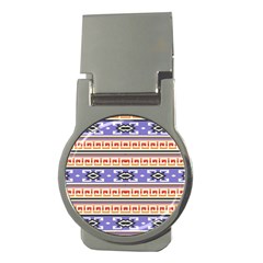 Native American Pattern Money Clips (round)  by ExtraGoodSauce