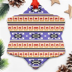 Native American Pattern Ornament (snowflake) by ExtraGoodSauce