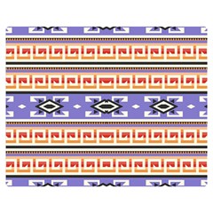 Native American Pattern Double Sided Flano Blanket (medium)  by ExtraAwesomeSauce