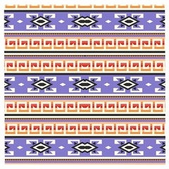 Native American Pattern Wooden Puzzle Square by ExtraGoodSauce