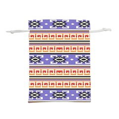 Native American Pattern Lightweight Drawstring Pouch (l) by ExtraGoodSauce