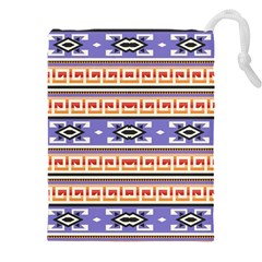 Native American Pattern Drawstring Pouch (5xl) by ExtraGoodSauce