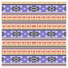 Native American Pattern Long Sheer Chiffon Scarf  by ExtraGoodSauce