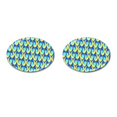 Catmoon Cufflinks (oval) by Sparkle