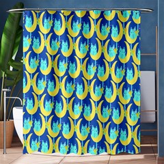 Catmoon Shower Curtain 60  X 72  (medium)  by Sparkle