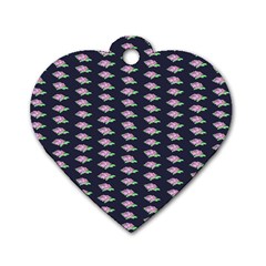 Nature Dog Tag Heart (two Sides)