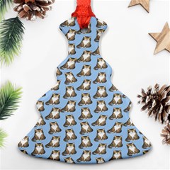 Cats Catty Christmas Tree Ornament (two Sides) by Sparkle