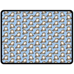 Cats Catty Double Sided Fleece Blanket (large) 