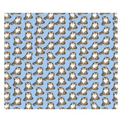 Cats Catty Double Sided Flano Blanket (Small) 