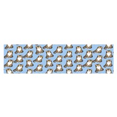 Cats Catty Satin Scarf (Oblong)