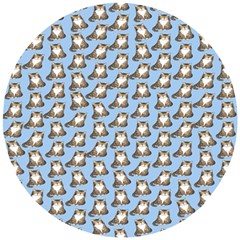 Cats Catty Wooden Puzzle Round