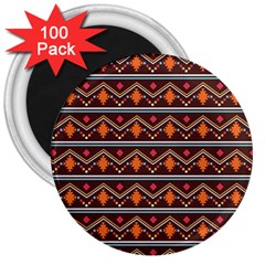 Native American Pattern 3  Magnets (100 pack)