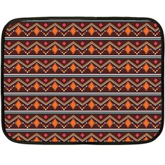 Native American Pattern Double Sided Fleece Blanket (Mini) 