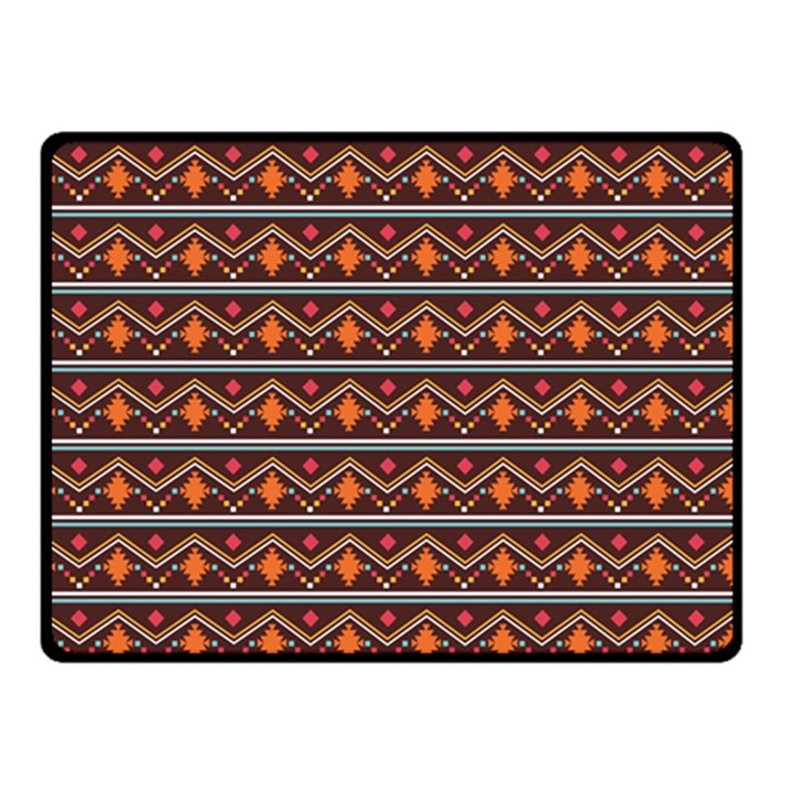 Native American Pattern Double Sided Fleece Blanket (Small) 