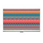 Native American Pattern Business Card Holder Front