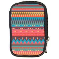 Native American Pattern Compact Camera Leather Case by ExtraAwesomeSauce