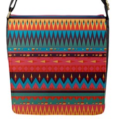 Native American Pattern Flap Closure Messenger Bag (s) by ExtraGoodSauce