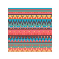 Native American Pattern Small Satin Scarf (square) by ExtraGoodSauce