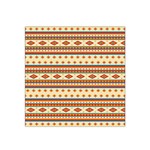 Native American Pattern Satin Bandana Scarf Front