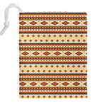 Native American Pattern Drawstring Pouch (4XL) Back