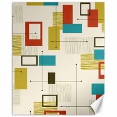 Retro Pattern Vintage Canvas 16  x 20 