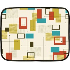 Retro Pattern Vintage Fleece Blanket (Mini)